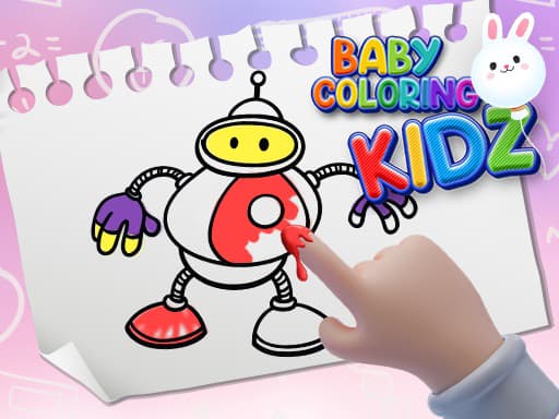 Coloring Kidz game screenshot - girls - Free online game