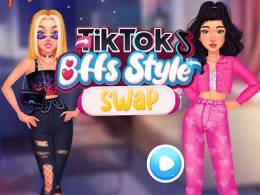 TikTok BFFs Style Swap game screenshot - girls - Free online game