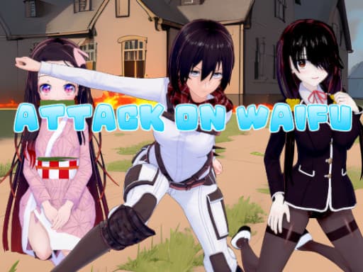 Attack On Waifu Clicker game screenshot - girls - Free online game