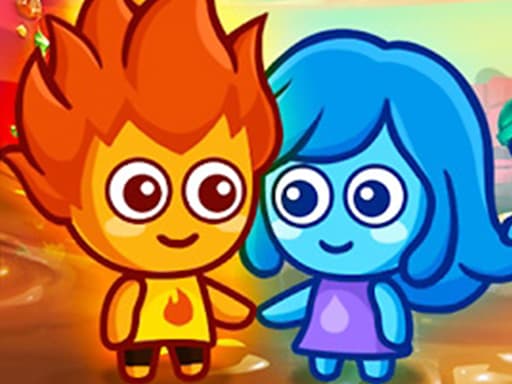 Captura de pantalla del juego Lava Boy And Blue Girl - adventure - Juego gratuito en línea