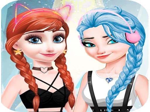 elsa and anna Dress Up Makeup game screenshot - girls - Free online game