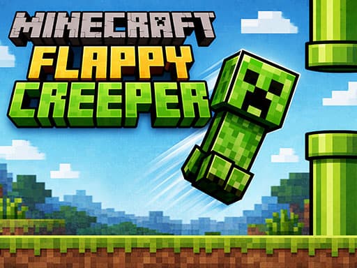 Minecraft Flappy Creeper game screenshot - hypercasual - Free online game