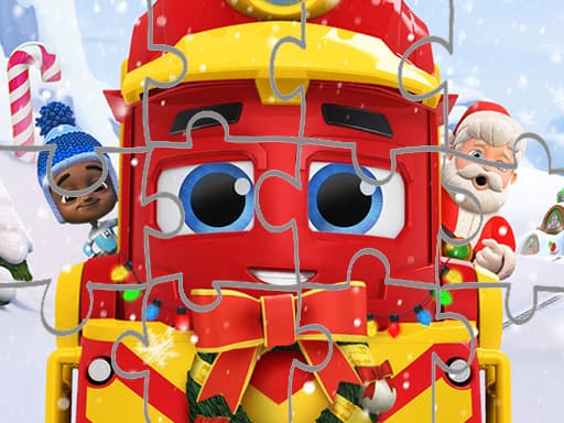 Mighty Christmas Jigsaw game screenshot - girls - Free online game