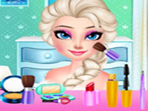 Elsa Dresser Decorate And Makeup game screenshot - girls - Free online game