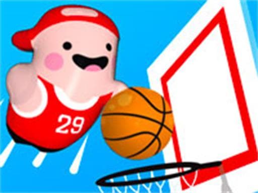 Captura de pantalla del juego Basketball Beans Game - 3d - Juego gratuito en línea