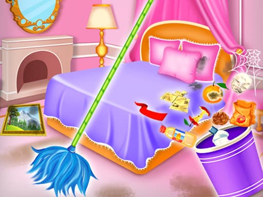 Princess House Cleaning游戏截图 - girls - 免费在线游戏