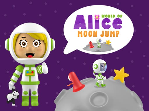 World of Alice   Moon Jump game screenshot - action - Free online game