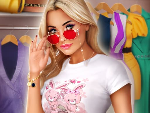 Glam Fashion Stylist Dress Up game screenshot - girls - Free online game
