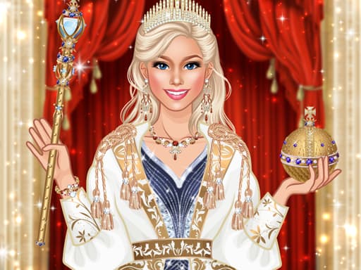 Queen Fashion Salon - Royal Dress Up game screenshot - girls - Free online game