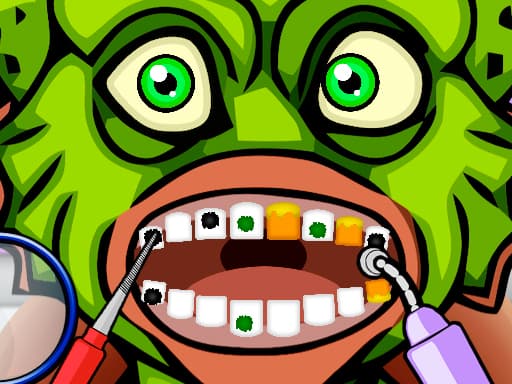 Halloween Dentist game screenshot - girls - Free online game