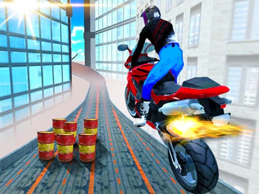 City Bike Stunt game screenshot - racing - Free online game