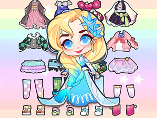 Hair Doll Dress Up World game screenshot - girls - Free online game