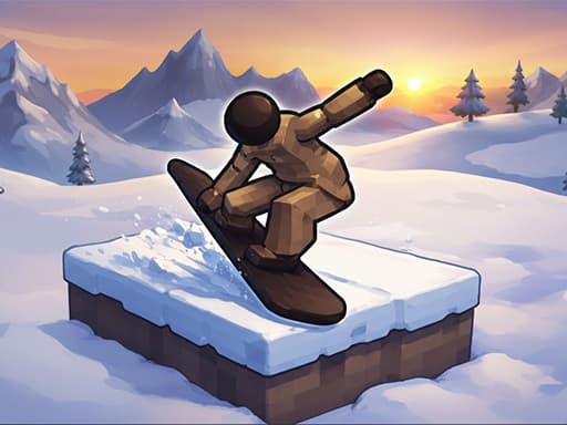 SnowBoard Game game screenshot - hypercasual - Free online game