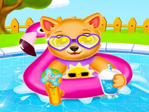 Newborn Puppy Baby Shower game screenshot - hypercasual - Free online game