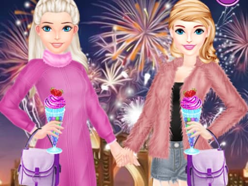 Bffs New Year Eve游戏截图 - girls - 免费在线游戏