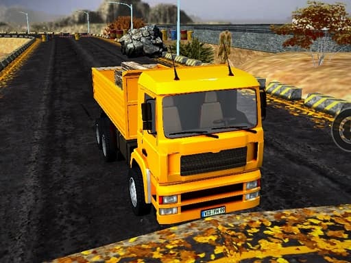 Long Trailer Truck Transport Sim game screenshot - action - Free online game