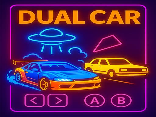 Captura de pantalla del juego Dual Car - racing - Juego gratuito en línea