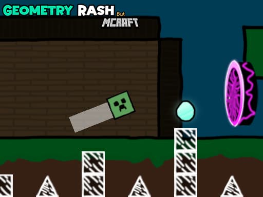 Geometry Rash But MCraft游戏截图 - hypercasual - 免费在线游戏