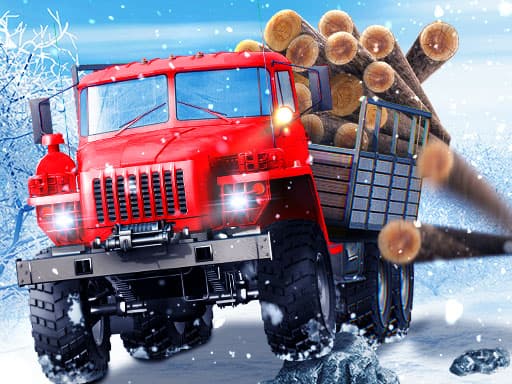 Truck Driver Snowy Roads游戏截图 - racing - 免费在线游戏