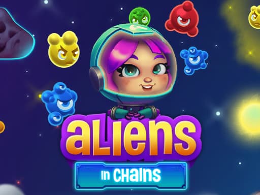 Aliens in Chains game screenshot - hypercasual - Free online game