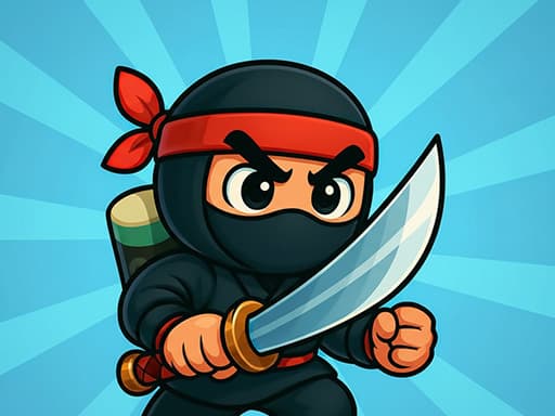 Ninja Jump fighting game screenshot - hypercasual - Free online game