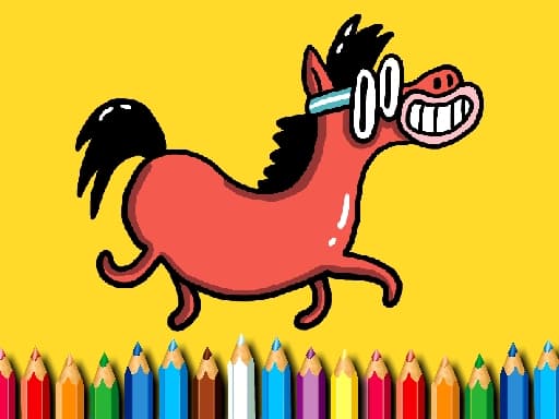 BTS Pony Coloring Book game screenshot - girls - Free online game