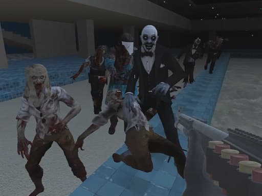 Combat Zombie Warfare game screenshot - shooting - Free online game
