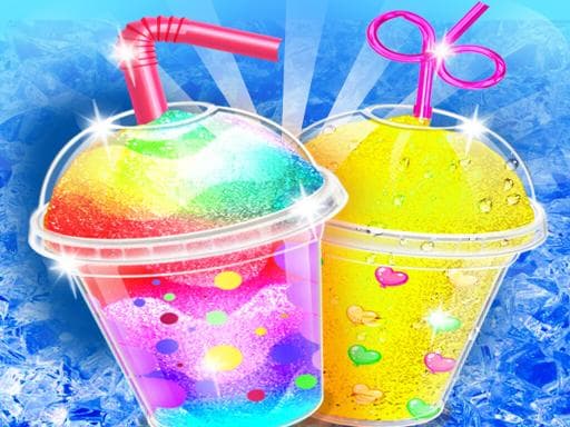 Rainbow Slushy Maker game screenshot - girls - Free online game