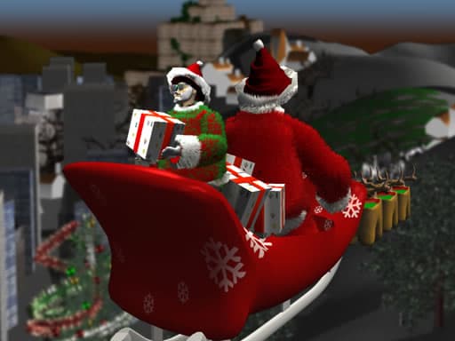 Captura de pantalla del juego Final Christmas run - arcade - Juego gratuito en línea