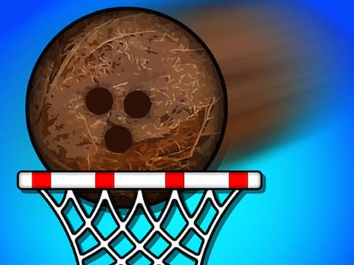 Captura de pantalla del juego Super coconut Basket - sports - Juego gratuito en línea