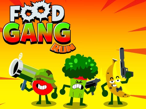 Food Gang Run game screenshot - clicker - Free online game
