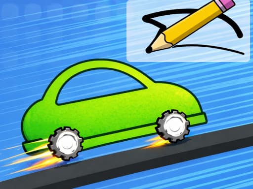 Doodle Car Race game screenshot - racing - Free online game