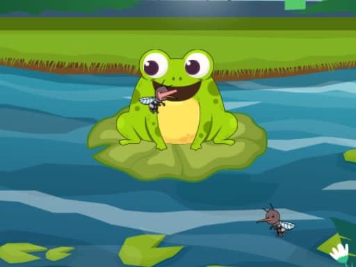 Frog Feast game screenshot - arcade - Free online game