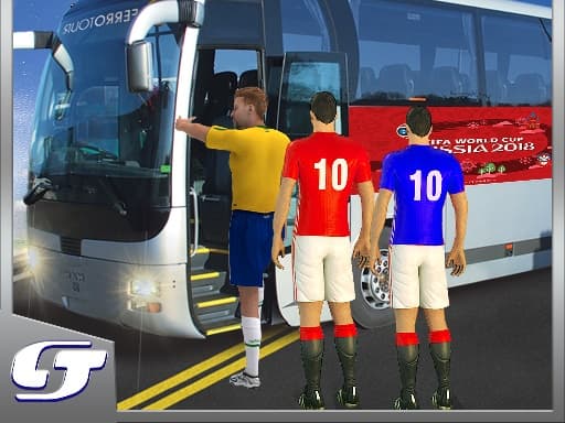 Bus Transport Footbal Players game screenshot - action - Free online game