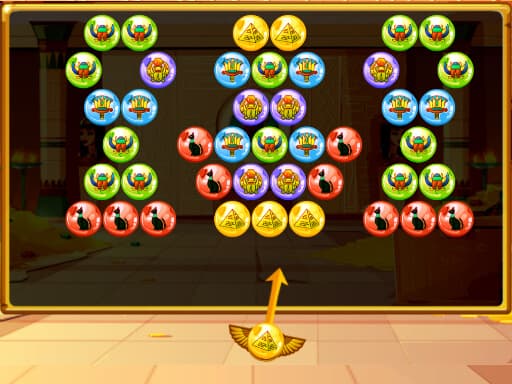 Bubble Shooter Egypt游戏截图 - bejeweled - 免费在线游戏