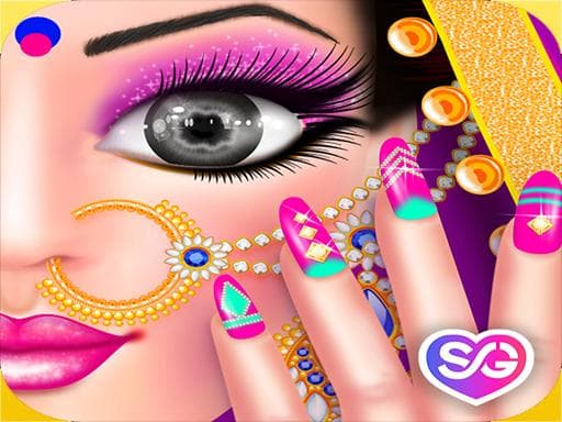 Gopi Doll - Fashion Nail Art Salon game screenshot - girls - Free online game
