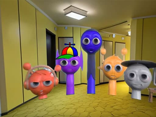 Sprunki Backroom Terrors Skibidi Toilet game screenshot - arcade - Free online game