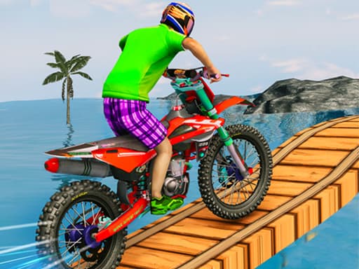 Captura de pantalla del juego Bike Stunt Race Master 3d Racing - sports - Juego gratuito en línea