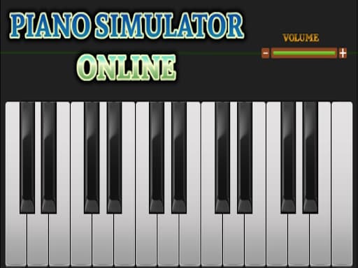 Piano simulator online game screenshot - hypercasual - Free online game