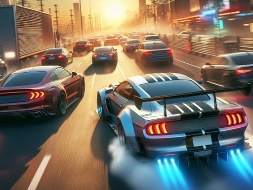 Crazy City Race游戏截图 - racing - 免费在线游戏