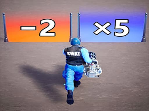 Soldier Run Evolution game screenshot - arcade - Free online game