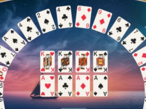 Crescent Solitaire游戏截图 - puzzles - 免费在线游戏