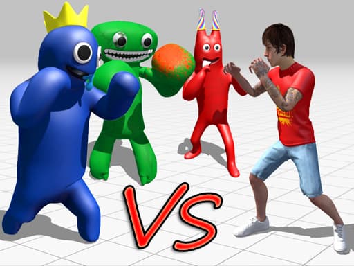Garten Of Rainbow Monsters game screenshot - action - Free online game
