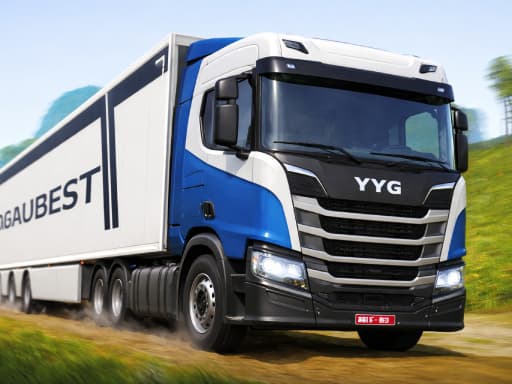 Mountain Truck Simulator 3D game screenshot - hypercasual - Free online game