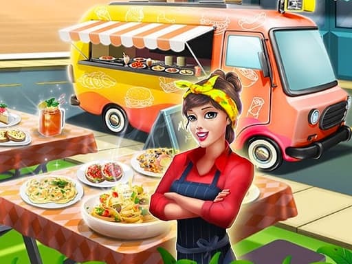 Street Food Maker game screenshot - girls - Free online game
