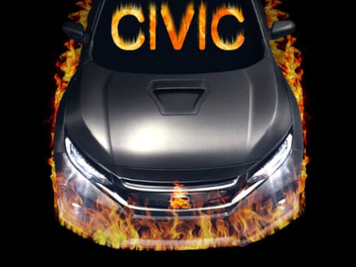 Captura de pantalla del juego Fast And Drift CIVIC - action - Juego gratuito en línea