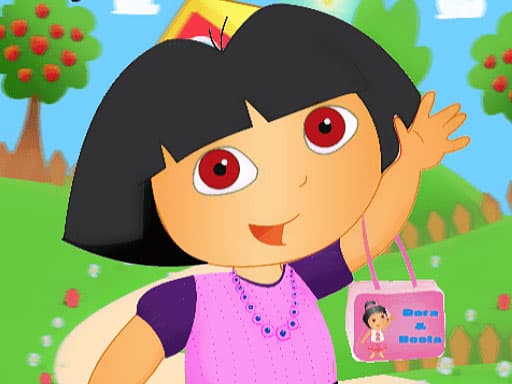 Cute Dora Dressup game screenshot - girls - Free online game