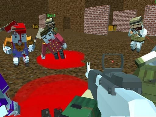 Blocky Warfare the Aweper Zombie游戏截图 - multiplayer - 免费在线游戏