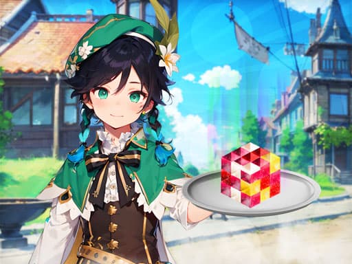 Cooking in the City of Winds game screenshot - girls - Free online game