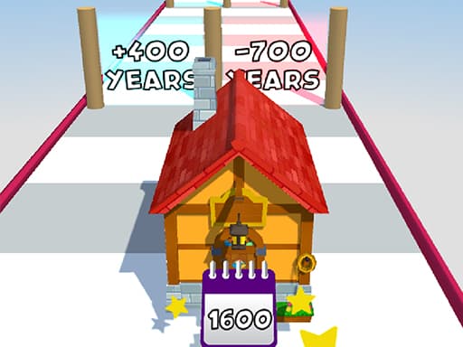 House Evolution 3D game screenshot - hypercasual - Free online game